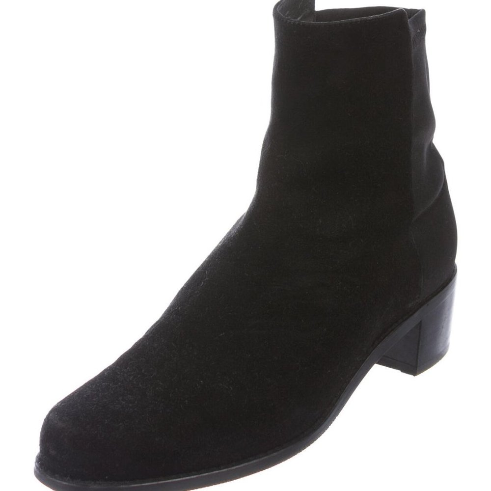 Stuart Weitzman Easyon Reserve  Suede Ankle Boots